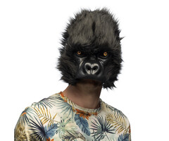 Pluche Masker Gorilla