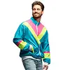 Trainingsjas Retro Dude / Neonblauw