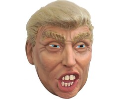 Masker Trump Latex met Haar