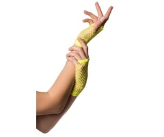 Nethandschoenen Neon Geel / 2 Stuks