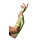 Nethandschoenen Lang Neon Groen / 2 Stuks