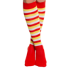 Kniekousen Geel/rood/wit / 2 Stuks One Size