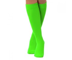 Kniekousen Neon Groen / 2 Stuks One Size