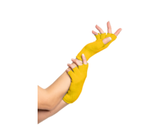 Vingerloze Handschoenen 2 Stuks / Geel