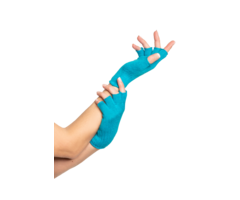 Vingerloze Handschoenen 2 Stuks / Turquoise