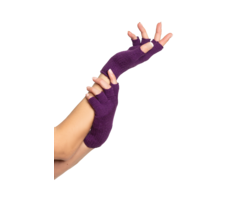 Vingerloze Handschoenen 2 Stuks / Paars
