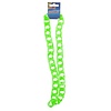 Halsketting met XL schakels / Fluo Groen