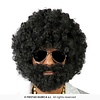 Afro Con Barba Pruik + Baard