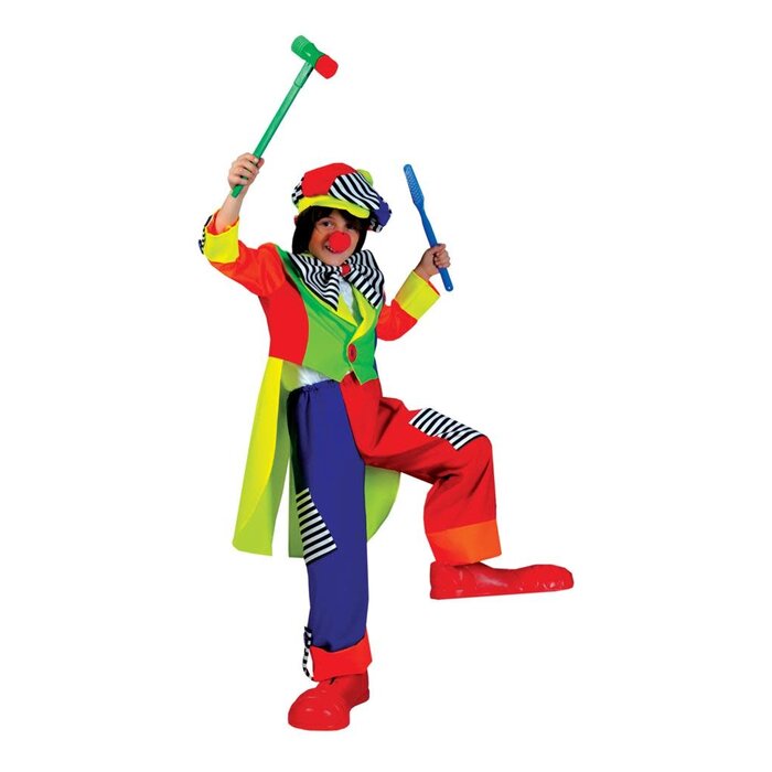 Spanky Stripes Clown / Kinderkostuum