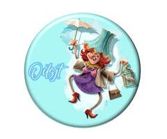 Button  6cm / Voil Janet Oilsjt