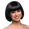 Pruik Zwart Cabaret Bob