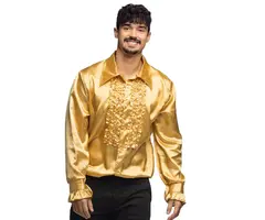 Partyshirt Goud / Disco