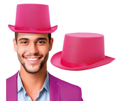 Hoge Hoed Luxe / Flamingo Roze