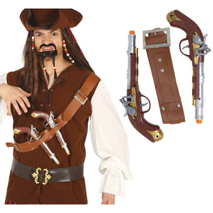 Borstriem Piraat + 2 Pistolen