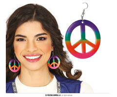 Peace / Hippie Oorbellen