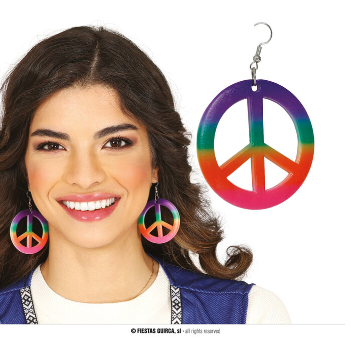 Peace / Hippie Oorbellen