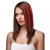 3 Stuks Haar Extension 50cm /Rood