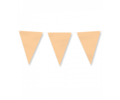 Vlaggenlijn Eco Papier / 6m Pastel Oranje