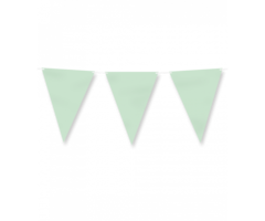 Vlaggenlijn Eco Papier / 6m Pastel Groen