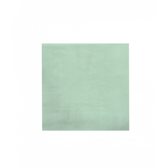 Servetten  8st.  16,5cm x16,5cm / Pastel Groen