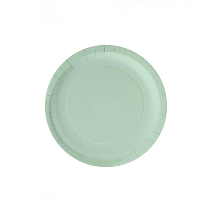 Bordjes Papier 8st. / Pastel Groen