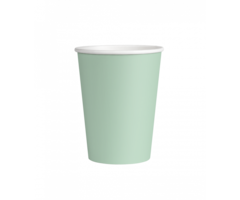 Bekers Papier 8st. / Pastel Groen