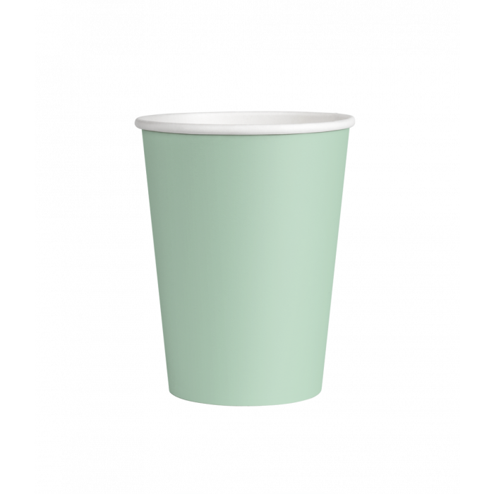 Bekers Papier 8st. / Pastel Groen