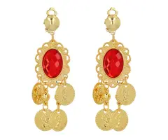 Oorbellen Ruby / 2 stuks