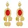 Oorbellen Ruby / 2 stuks