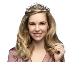 Metalen Tiara Royal Alexandra