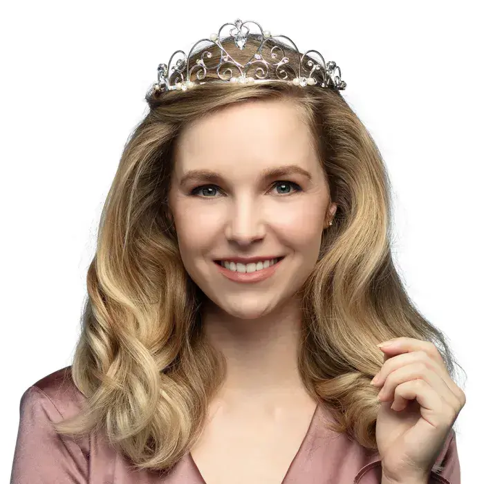 Metalen Tiara Royal Alexandra