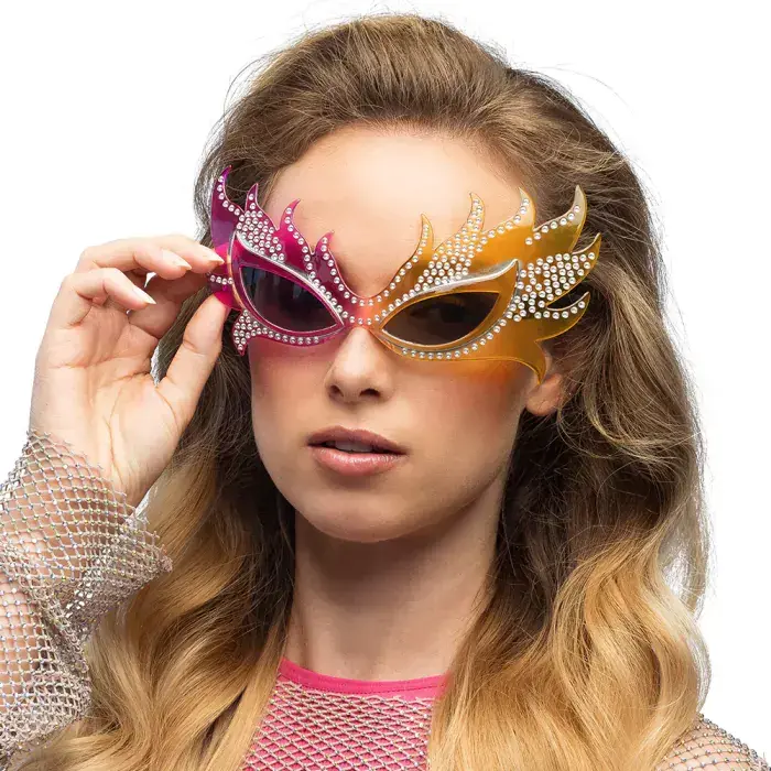 Partybril Extravaganza / Oranje & Roze