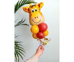Ballonfiguurtje op stokje