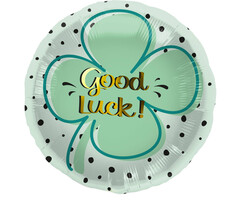 Folieballon 45cm Klaver "Good Luck"