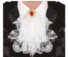 Jabot/Kraag Wit Vampier