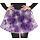 Tutu Halloween Met licht / Paars