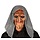 Heksenmasker met kap
