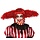Clown Knotspruik -  Bruin/Rood