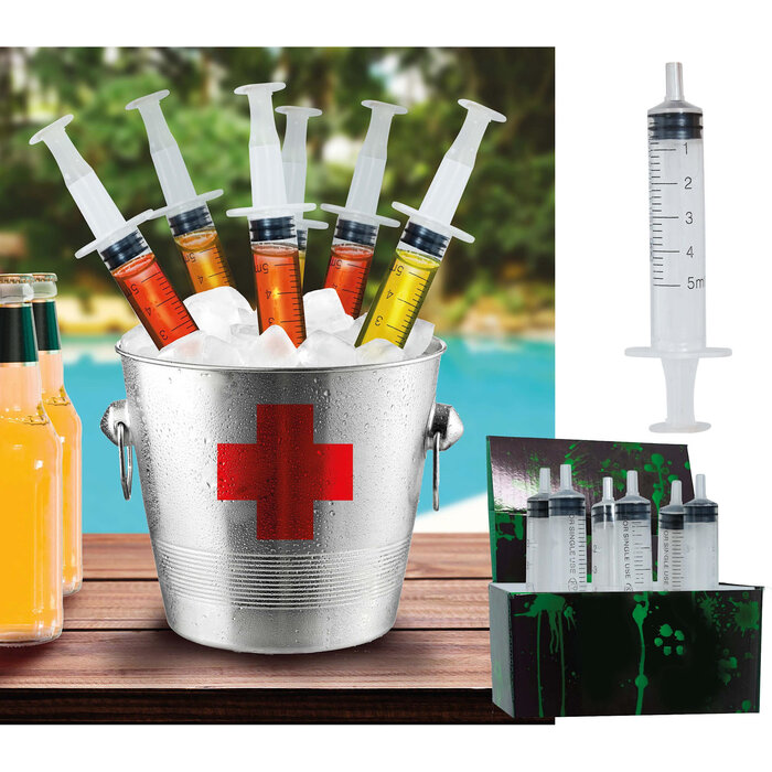 Nep cocktailspuiten / Verpleger - 6 stuk