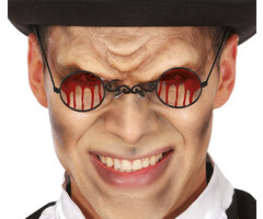 Horrorbril met nepbloed