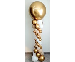 Ballonpiloon Swirl Mini's / Topballon bedrukt