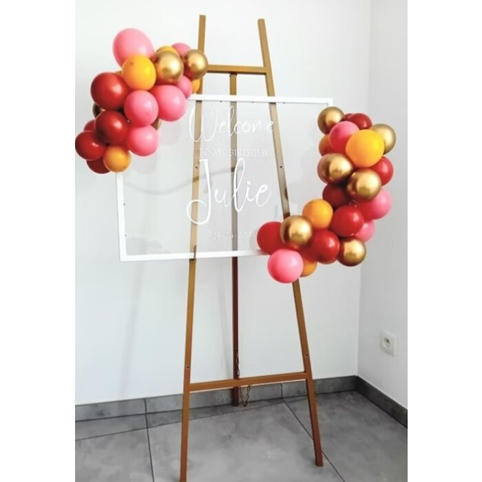 Welkomstbord Bouquet / Met kader