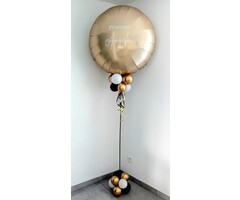 Topballon met persoonlijke tekst