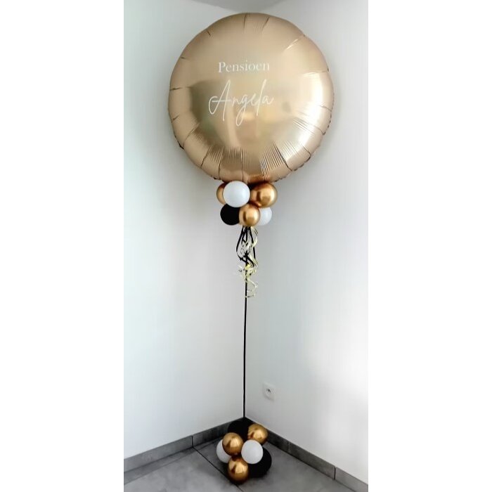 Topballon met persoonlijke tekst