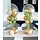 Tafelballon Bobo met mini's & schilferconfetti