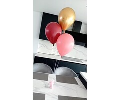 Tafeltros met 3 ballonnen onbedrukt