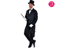 Tailcoat Theo Black / Slipjas