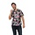 Hawaii Shirt Deluxe Zwart / Heren