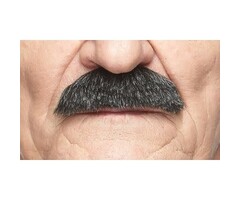 Luxe Cowboy Snor / Grijs/wit