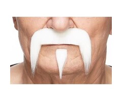 Opa Snor & baardje / Wit